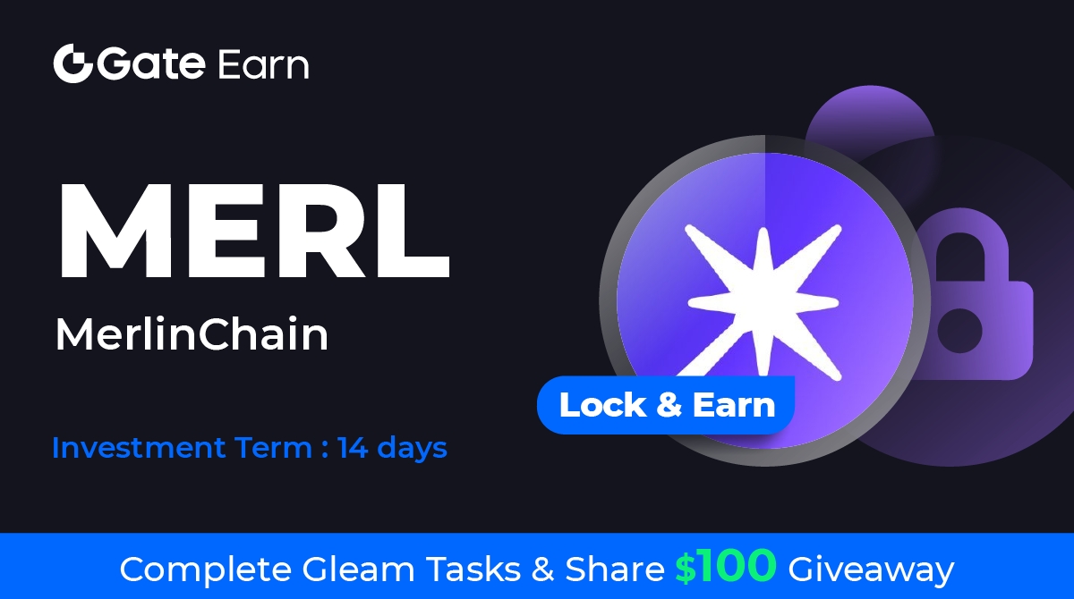 🔅 130 ($100) $MERL GIVEAWAY! 
🌐 Join now: gleam.io/QG3WJ/gateearn…

✅ Follow @GateEarn & @MerlinLayer2
✅ RT and Like this post
✅ Join our TG: t.me/gateio_GateEar…
✅ 🔐 HODL #MERL: gate.io/hodl?pid=2450
➡️ Details: gate.io/article/36472

#GateEarn #Giveaway