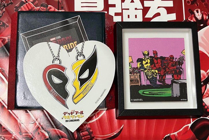 WolverSteve's tweet photo. More cool MERC merch!
78 DAYS TO #DeadpoolAndWolverine!
#WolverstevesCountdown is now at 590 days I’ve been counting & posting to #Deadpool & #Wolverine! #LFG
#hughjackman #superfan #Deadpool #cometogether #WolverineAndAsshole #MarvelJapan https://t.co/7hFcMth6SK