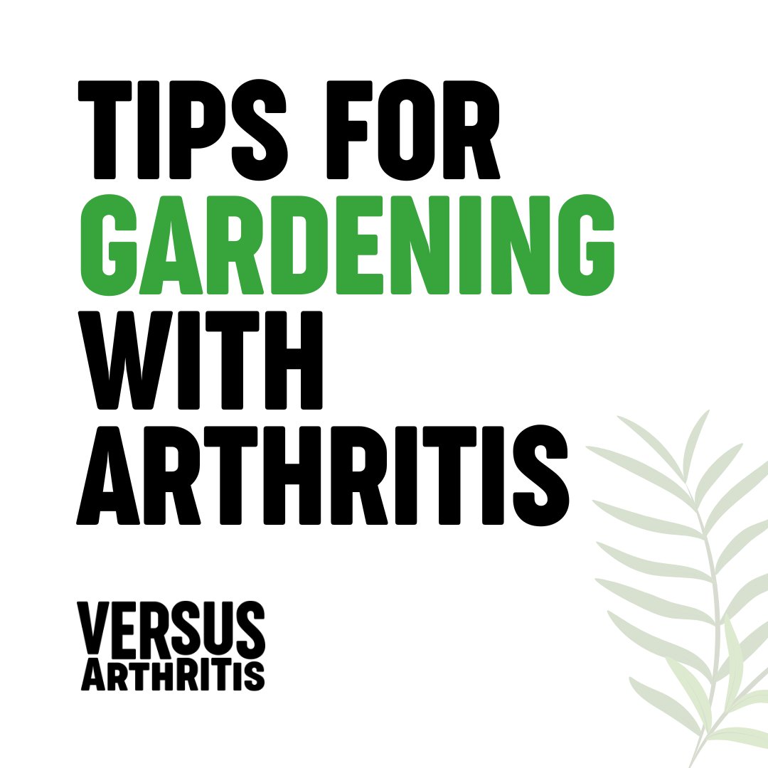 Gardening can be great, but heavy and repetitive tasks can be tough if you have #arthritis. Whether you’re a green-fingered pro or just getting started, here are a few steps you can take to make gardening a little easier. 👇 versusarthritis.org/news/2024/apri…