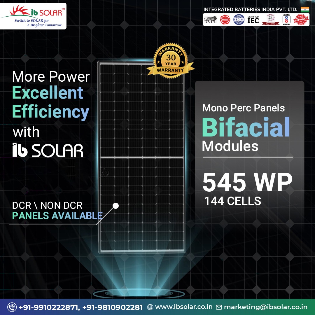 More Power, excellent efficiency with IB Solar 
.
.
Visit: ibsolar.co.in
Or call us at +919910222871, 9810902281

#mono #madeinindia #monopercpanel #solarenergy #panel #sustainableenergy #solarpanel #ibsolar #indianmanufacturer #solarindia