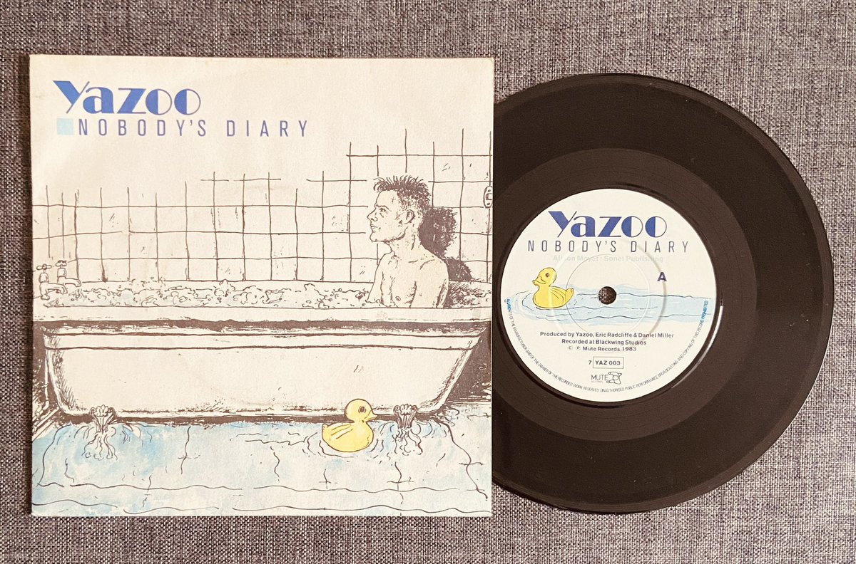 Yazoo Nobody’s Diary 9 May 1983 @NewWaveAndPunk #yazoo #vinceclarke #alisonmoyet #80s #music #records #vinylsingle #vinylrecords #synthpop