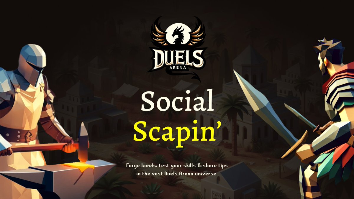 ⚔️ Player Engagement ⚔️ Beyond the thrill of combat, #DuelsArena is a hub for game enthusiasts. Watch epic smiting, discuss flicking techniques, and forge new bonds with your fellow duelists 🔥 #RetroGaming #GameFi #MMORPG