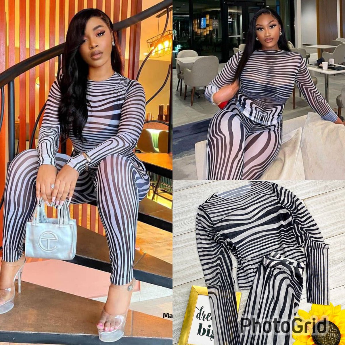 Mesh Set 🖤🤍

Size: S M L

Price: N22,00