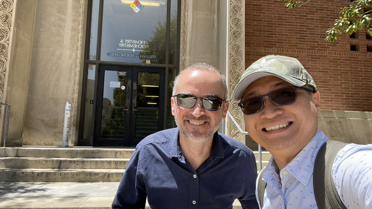 It was an absolute pleasure reconnecting with my esteemed mentor from Oxford, Prof. Stuart Conway, at UCLA. His invaluable career guidance continues to inspire my academic journey!
