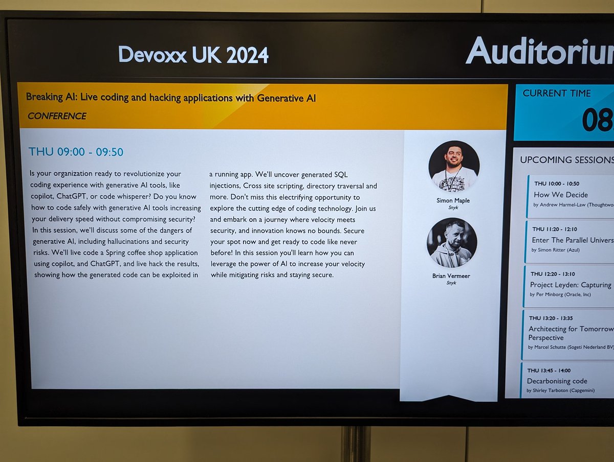 Berwout (@berwout_dvr) on Twitter photo Had a blast at #DevoxxUK yesterday, ready to start day 2 with <a href="/BrianVerm/">Brian Vermeer</a> and <a href="/sjmaple/">Simon Maple</a>! Had a blast at #DevoxxUK yesterday, ready to start day 2 with <a href="/BrianVerm/">Brian Vermeer</a> and <a href="/sjmaple/">Simon Maple</a>!