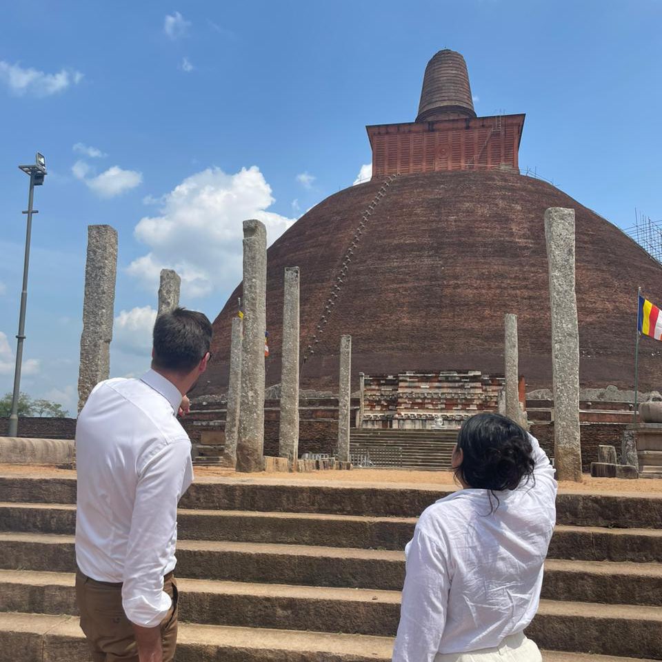 Great to be back in the ancient city of Anuradhapura #SriLanka