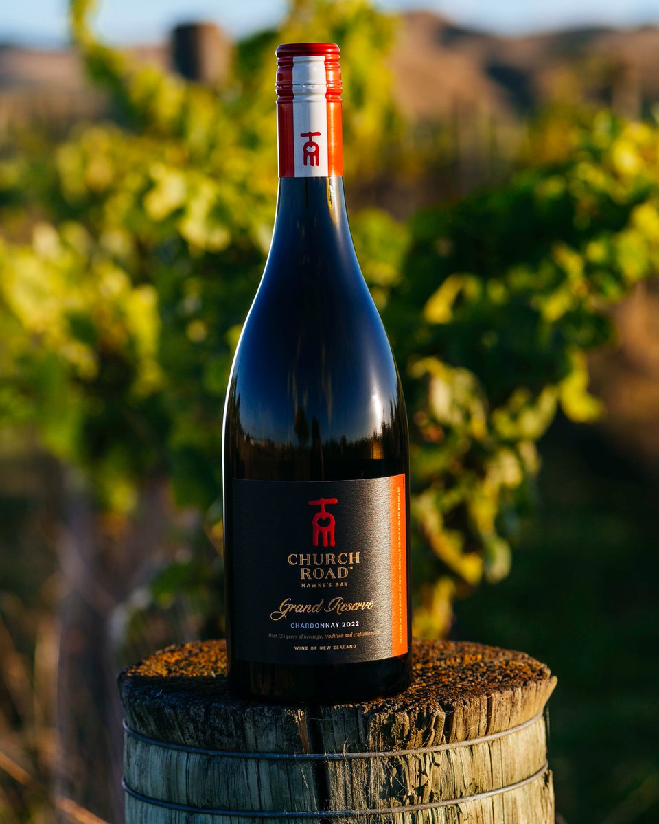 🍇 Church Road Grand Reserve Chardonnay 2022 “Church Road Grand Reserve Chardonnay is a blend of wines from our best Hawke’s Bay Chardonnay vineyards, grown and crafted to deliver a full bodied, yet refined wine. For the first time, the blend includes a significant portion of