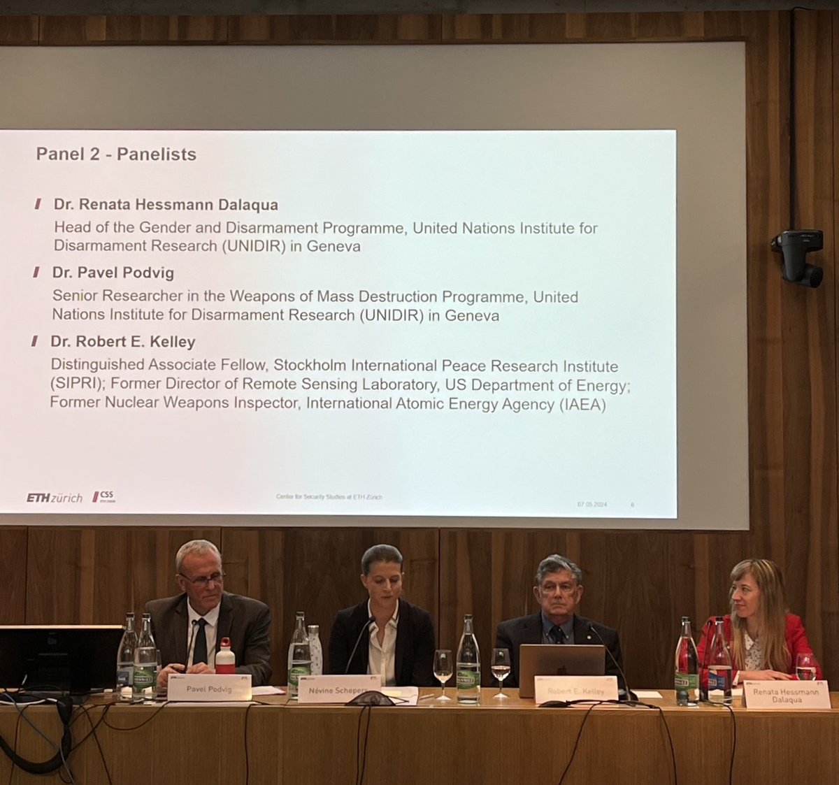 Earlier this week, UNIDIR experts joined a conference organized by @CSS_ETHZurich on theories & tools of nuclear arms control verification. At the closing panel, @redalaqua & @russianforces offered insights on innovations & challenges affecting nuclear arms control & disarmament.