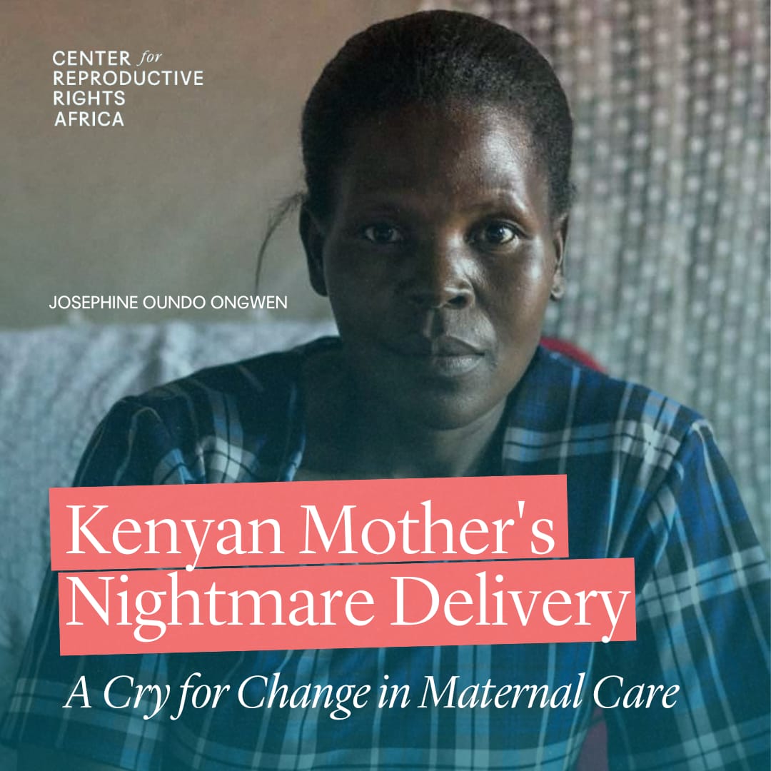 The pain of childbirth wasn't enough. But Josephine refused to let their abuse break her spirit. She trusted the Kenyan #healthcare system for her childbirth under the free maternal care policy. Disgracefully, the hospital failed her.reproductiverights.org/kenya-maternal… #maternalhealthcare