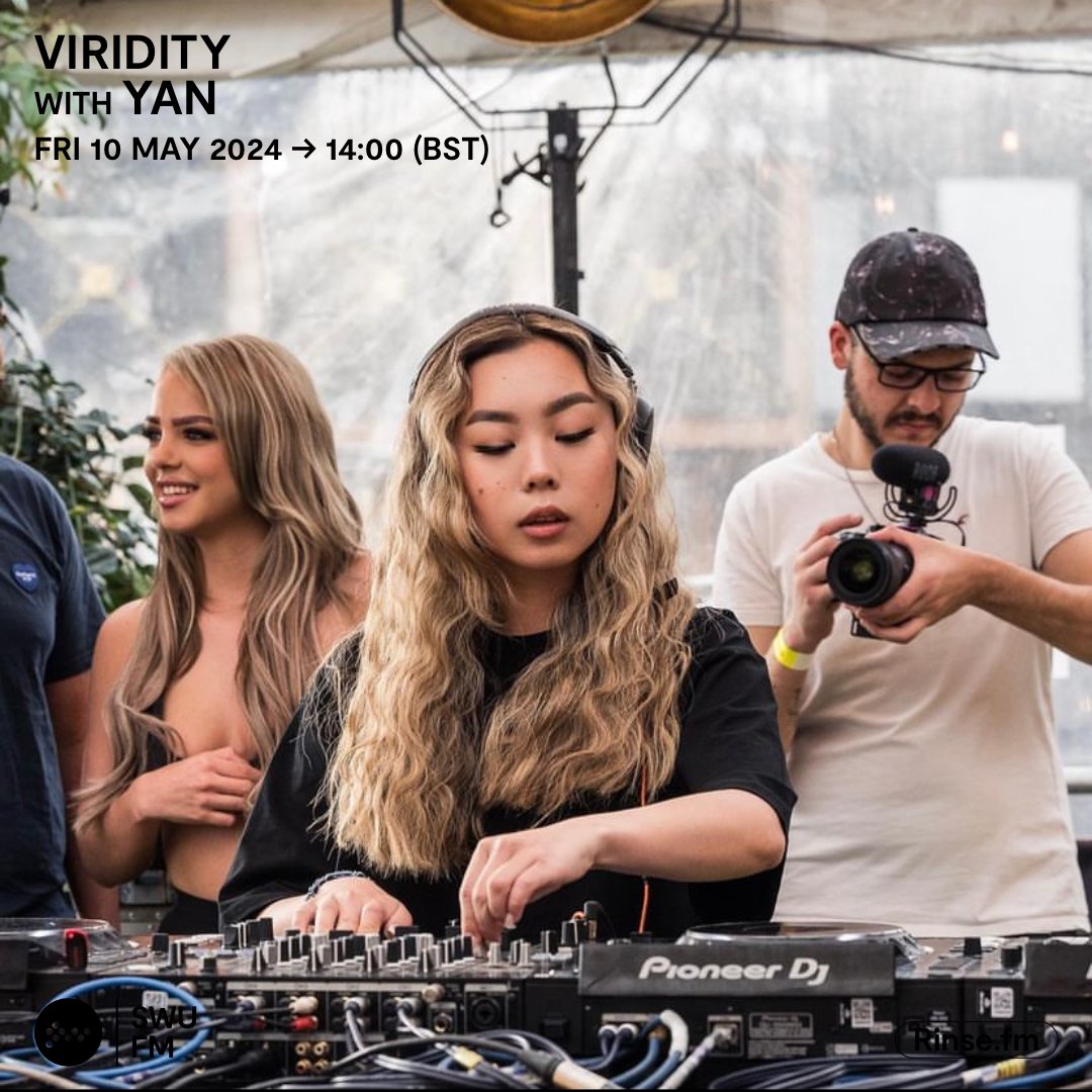 Live: Viridity with Yan - Dark and soulfull bangers from Viridity with a guest mix from Yan. Rinse.FM 103.7FM & DAB #SWUFM