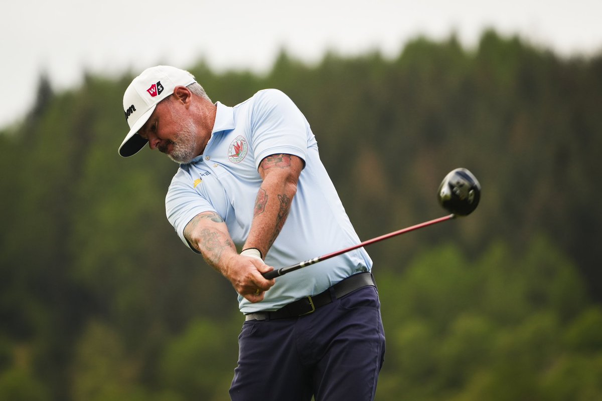 Australia’s Wayne Perske sets the pace at Cardrona with a stunning -5, 68 - and that’s with a triple! 😳🤯 #ScottishOpenGWD2024 Live scoring from the Scottish Open for Golfers with a Disability 👇 bit.ly/3Uxiol6