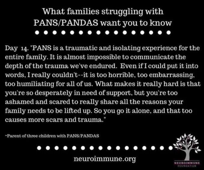 “It is almost impossible to communicate the depth of the trauma we’ve endured” #PansPandasHour