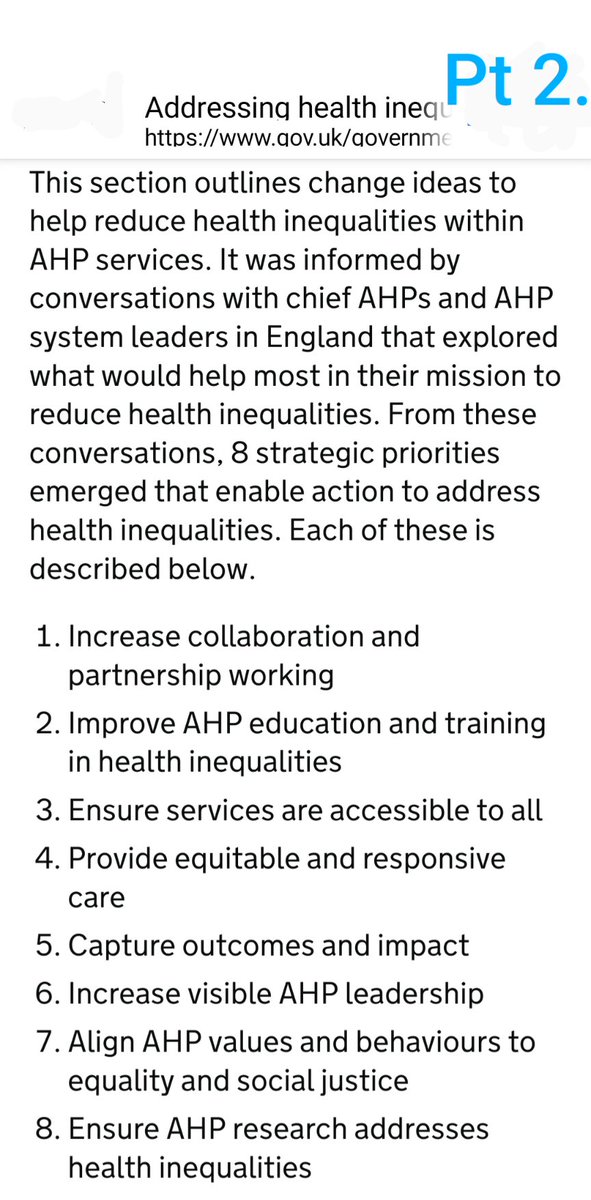 ⚡New Publication⚡🏴󠁧󠁢󠁥󠁮󠁧󠁿🇬🇧

🔘 #AlliedHealth ⬇️ health inequalities
🔘 Strategies 4 system leaders to drive change
🔘 Population health focus
🔘 Change at scale
🔘Collective effort
🔘 8 strategic priorities

<a href="/TamzinBrott/">Tamzin Brott</a> <a href="/MccaskieDoug/">Doug McCaskie</a> <a href="/JacquiLunday/">jacqui lunday johnstone</a> <a href="/ProfLaurenBall/">Lauren Ball</a> <a href="/blaquedezires/">Andrew Nwosu</a>