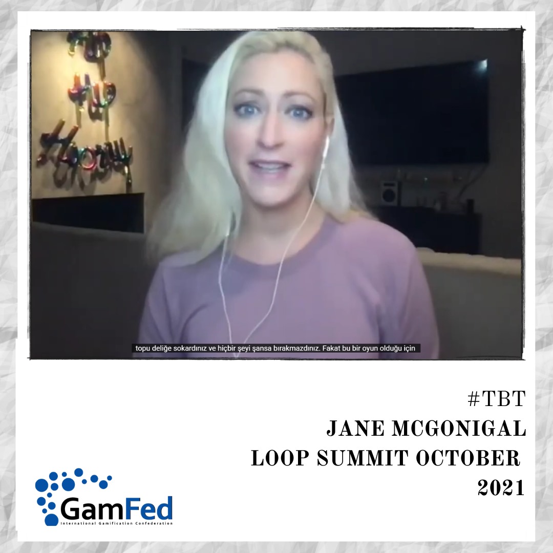 2021 yılında Ekim ayı boyunca düzenlenen Loop Summit'te GamFed Türkiye Kurucusu Ercan Altuğ Yılmaz, oyun tasarımcısı ve oyunlaştırma uzmanı Jane McGonigal ile ödüllendirme ve esenlik üzerine konuştu. Programın tamamı👇 youtu.be/-cDeGhnCOfs?si… #tbt #oyunlaştırma #ödüllendirme