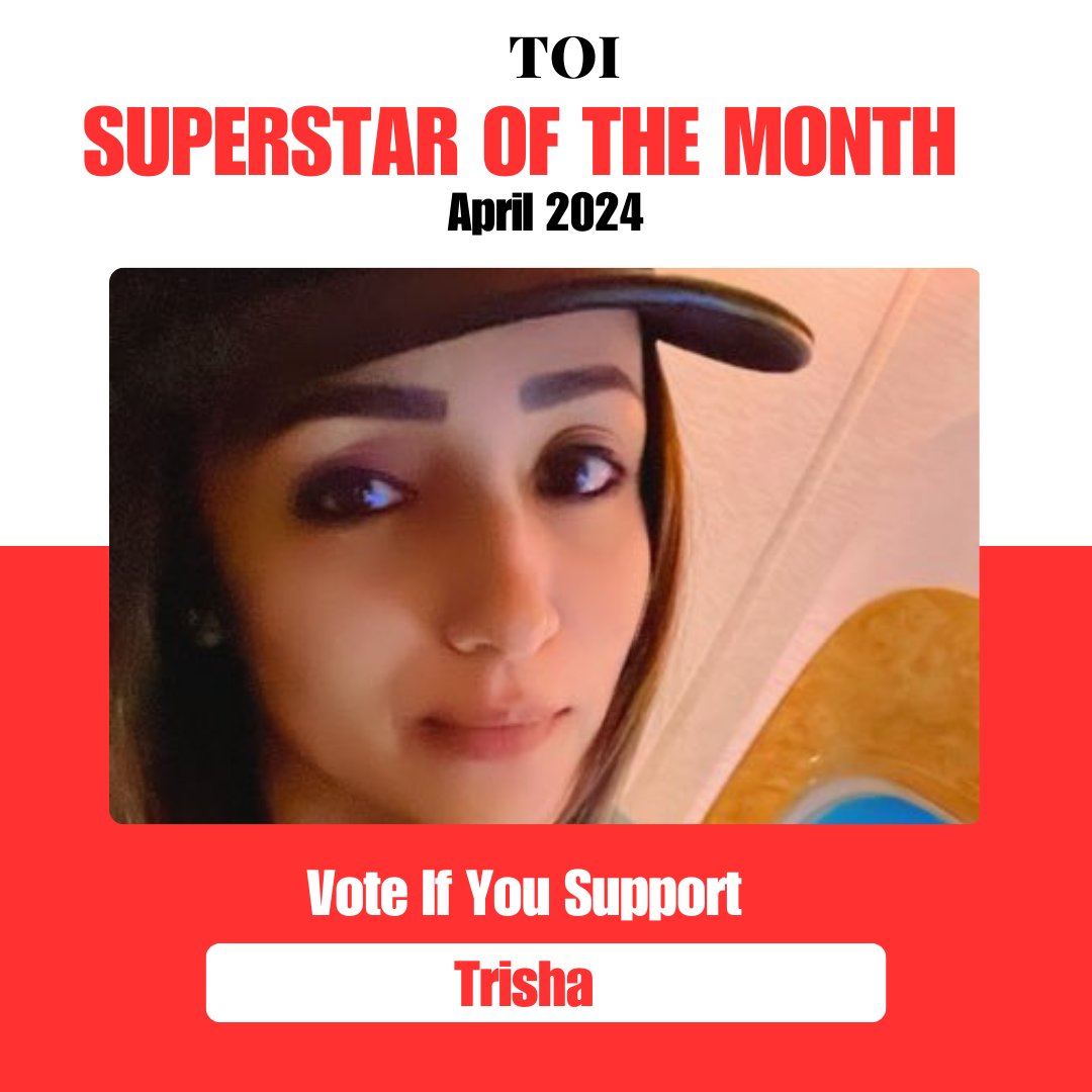 Vote if you Support - #TrishaKrishnan 1 Like = 3 Point 1 Retweet= 5 Points 1 Bookmark = 2 Points 1 Reply = 10 Point Winner Announcement On May 11 At 6PM #Trisha
