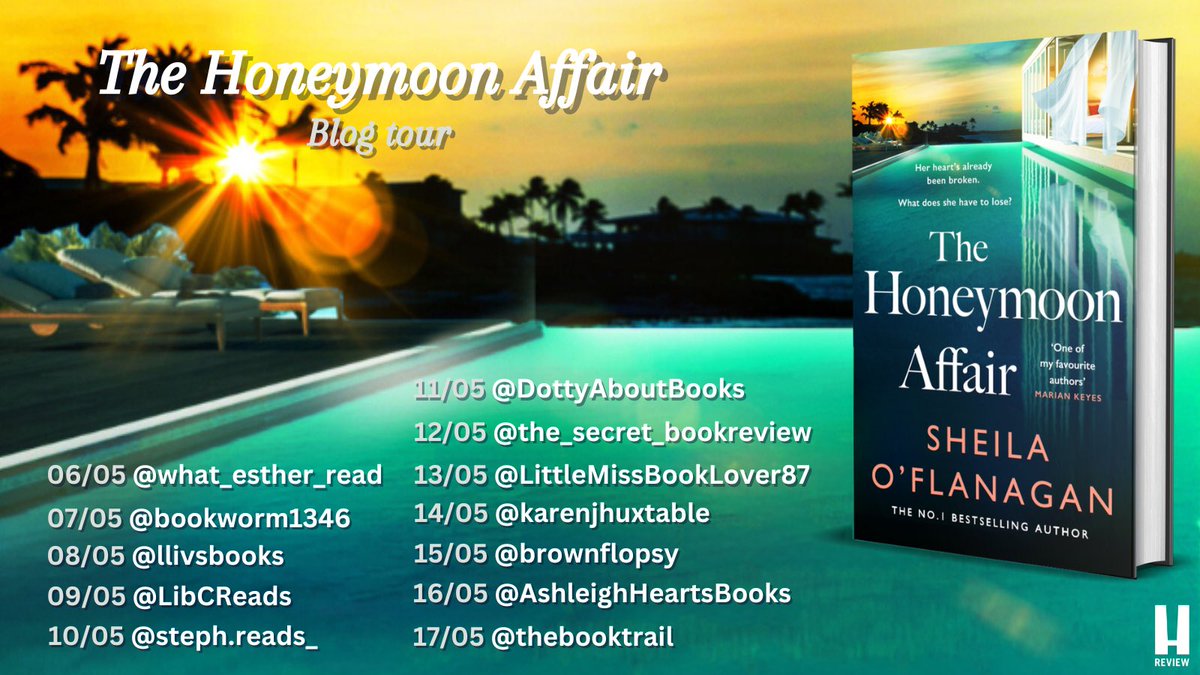 Happy Publication Day to #TheHoneymoonAffair by @sheilaoflanagan. Delighted to share my review of this delightful summer read over on Instagram as part of the #BlogTour instagram.com/p/C6v5wk8oFG7/… @ollie__martin @headlinepg