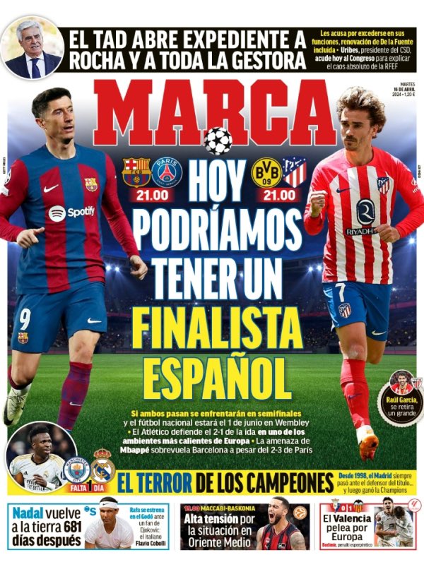 Como adelantó @Marca, tenemos un finalista español