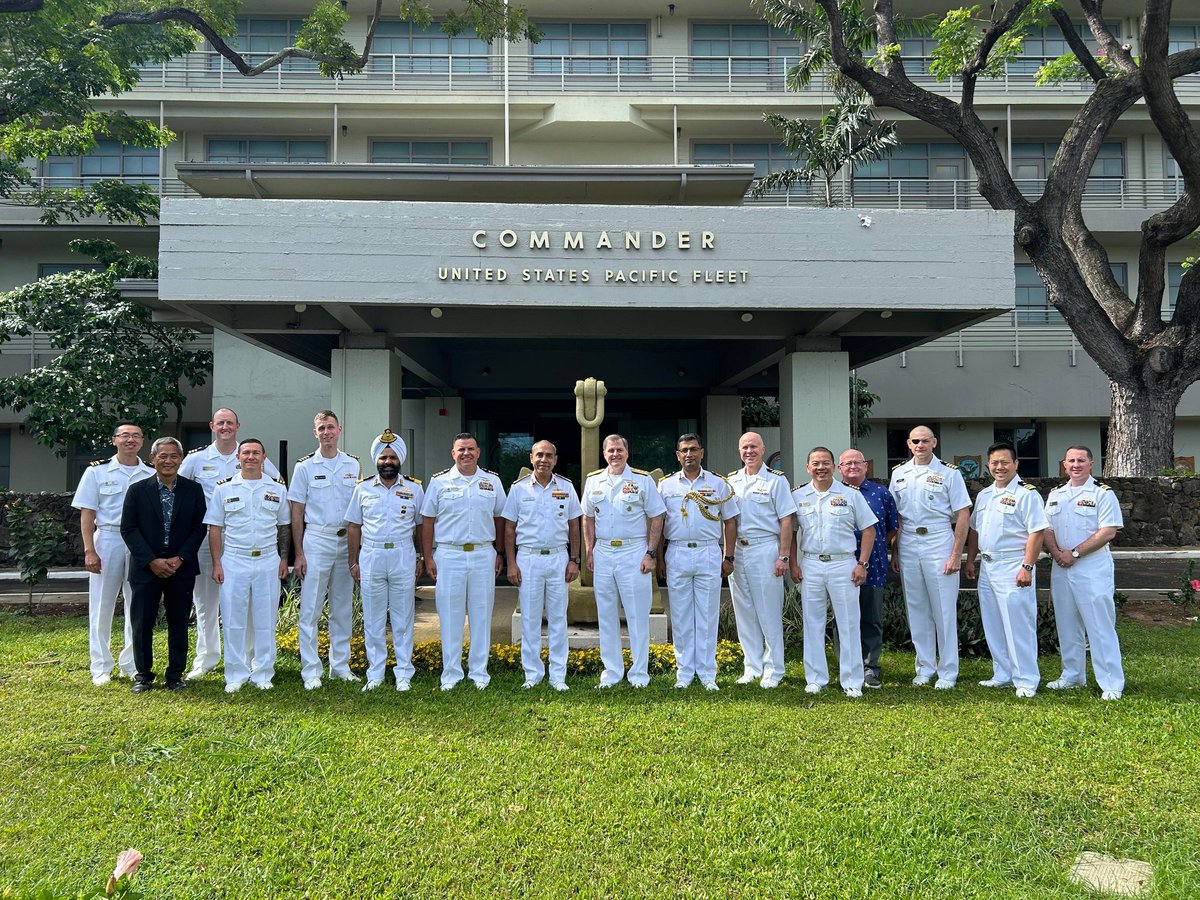 24th #IndianNavy - @USNavy ESG Meeting conducted from 06-08 May 24 at Hawaii. The meeting was co-chaired by VAdm Tarun Sobti, Deputy Chief of Naval Staff & VAdm Fred Kacher, Commander, @US7thFleet. Both Principals acknowledged the robust cooperation b/n the two Navies amid…