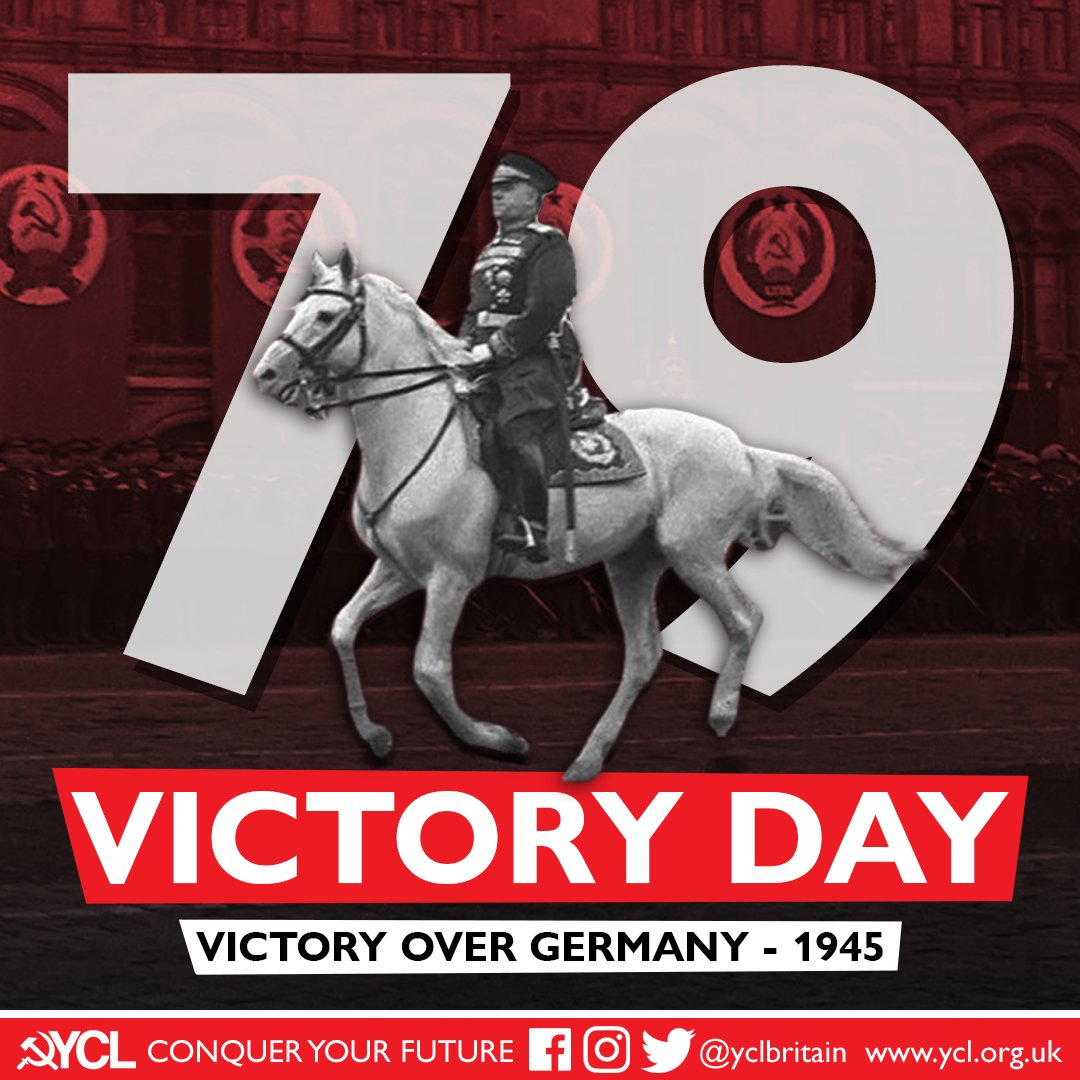Today we celebrate Victory Day: the defeat and final surrender of Nazi Fascism in World War II ✊🚩 The great international anti-fascist struggle was only won at great cost. The experience of this struggle and its legacy are part of the patrimony of all humankind. It is one of