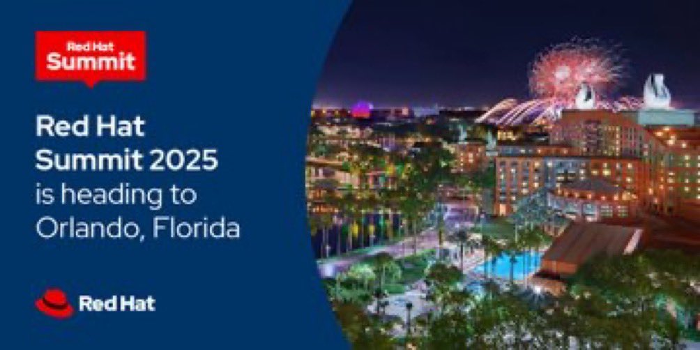 We've reached the end of Red Hat Summit 2024 in Denver and that means it's time to start planning for next year's event. We'll be heading to the Sunshine State - Orlando, Florida - for Red Hat Summit and AnsibleFest 2025, May 13-15, 2025, as we bring together thousands of…