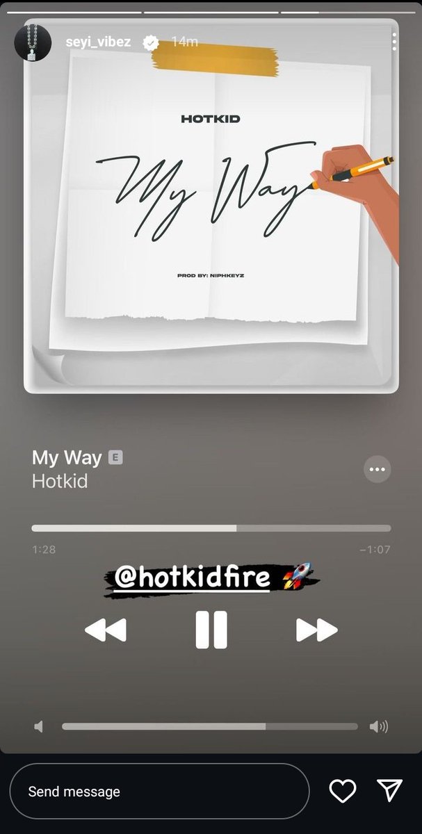 Seyi Vibez supporting Hotkid Career 🥲♥️