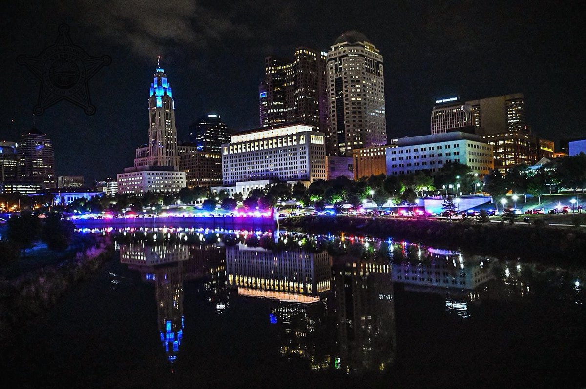 Taking part in Light Ohio Blue. We honor those who wake up everyday and give back to their communities, as well as those who have given the ultimate sacrifice. Light Ohio Blue runs from May 8th through May 18th. #lightohioblue2024