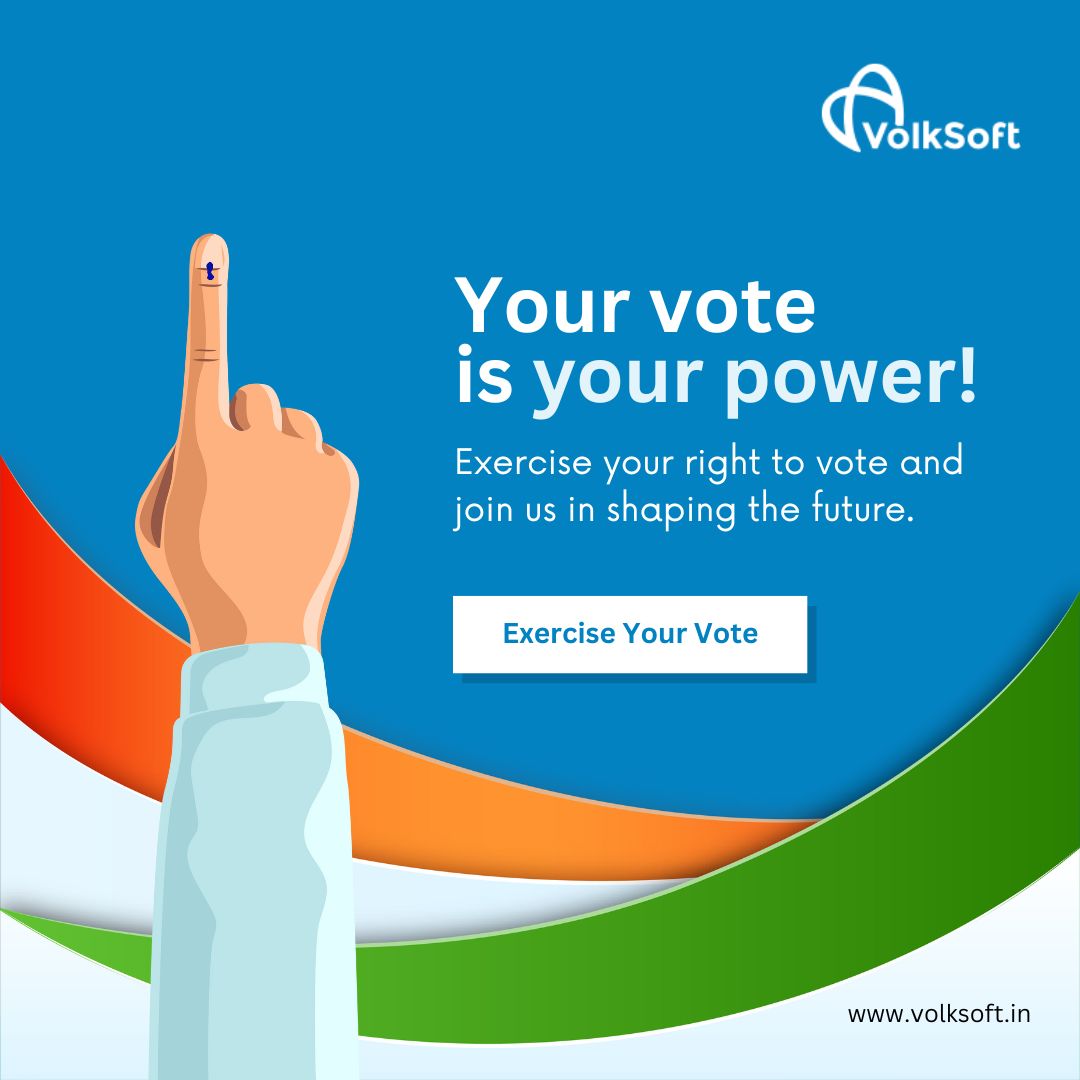 At Volksoft, we champion the essence of democracy and the invaluable voice of every individual. That's why we've declared a day off for our team on 13.05.2024 to exercise their fundamental right to vote and pave the way for a brighter tomorrow. 

#PowerOfTheBallot #ShapeTheFuture