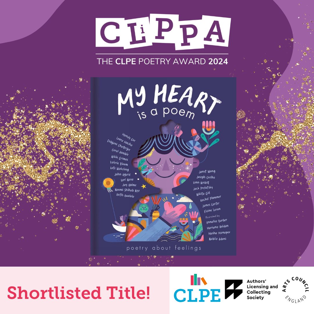 CLPE (@clpe1) on Twitter photo We are so delighted that earlier this year we spoke to one of the editors of the #CLiPPA24 Shortlisted anthology 'My Heart is a Poem' (<a href="/LittleTigerUK/">Little Tiger Books</a>), <a href="/IsabelOtter/">Isabel Otter</a>, and heard why this collection is so important for children right now. Read more: clpe.org.uk/blog/power-poe… We are so delighted that earlier this year we spoke to one of the editors of the #CLiPPA24 Shortlisted anthology 'My Heart is a Poem' (<a href="/LittleTigerUK/">Little Tiger Books</a>), <a href="/IsabelOtter/">Isabel Otter</a>, and heard why this collection is so important for children right now. Read more: clpe.org.uk/blog/power-poe…