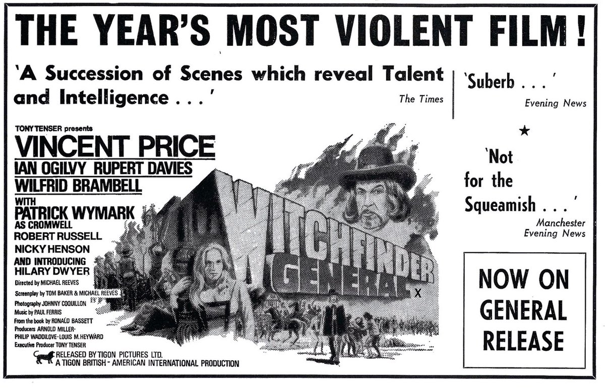 On this day, May 9th, 1968, WITCHFINDER GENERAL opened in London with THE BLOOD BEAST TERROR..