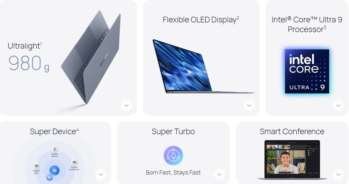 HUAWEI MateBook X Pro dah boleh dipra tempah! - Intel Core Ultra 7/9 - Skrin 14.2” OLED 120Hz - RAM sehingga 32GB - Storan sehingga 2TB SSD - Kamera web 1080p, Windows Hello - 6 speaker, 4 mikrofon - Bateri 70Wh, 90W - Berat 980g Deposit tempahan serendah RM70 Menarik tak?