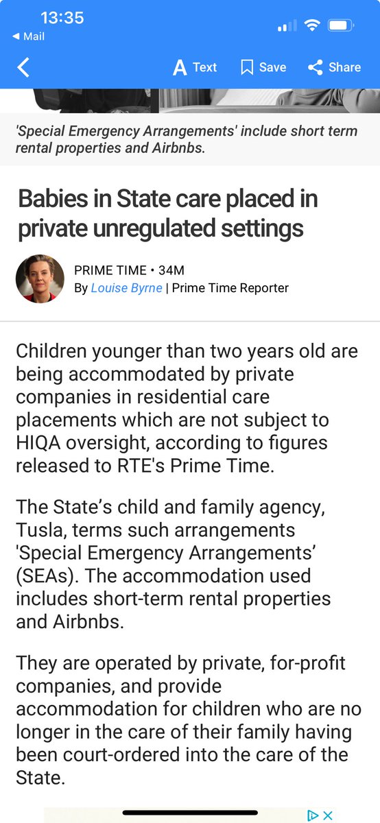 Yet another, shocking scandal besetting the broken state of healthcare services in 🇮🇪 impacting & endangering the safety/wellbeing of the most vulnerable in society, Babies/Children #RTEPrimeTime ⁦@HSELive⁩ ⁦@tusla⁩ ⁦@DonnellyStephen⁩ ⁦@rodericogorman⁩