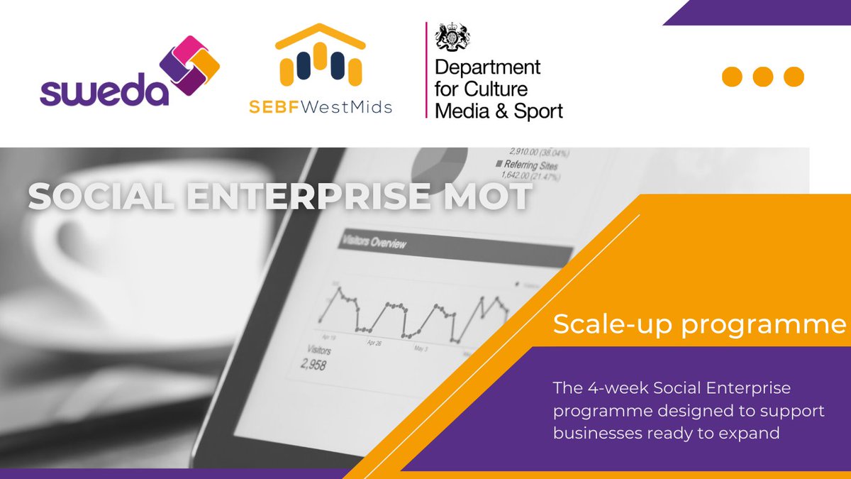 Our MOT programme for Sandwell social enterprises will restart online soon. Register your interest here: sebfwestmids.com/#a3534b1f-cc12…