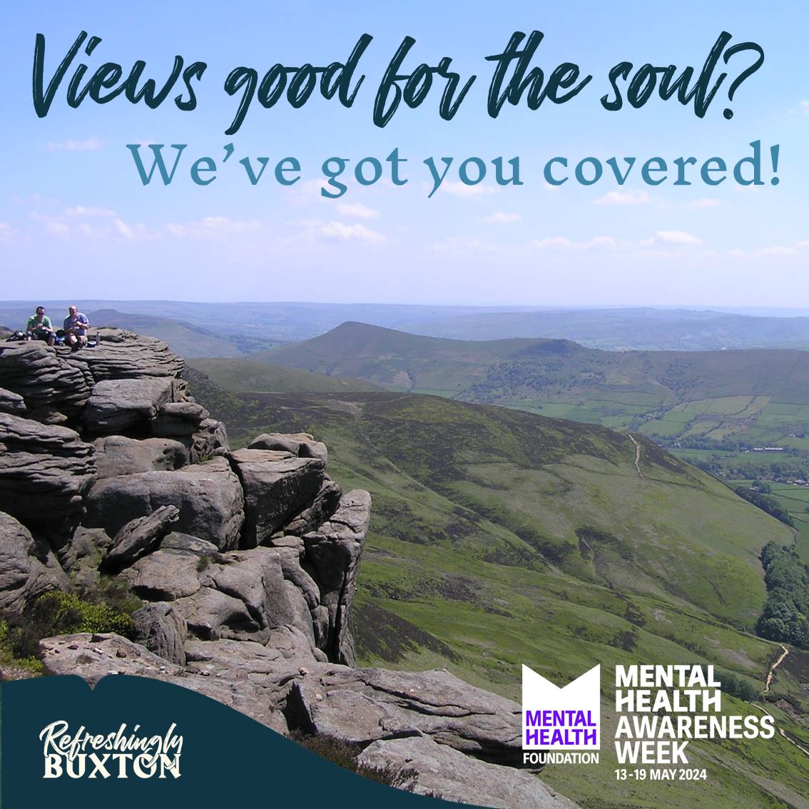 It’s #MentalHealthAwarenessWeek

Looking for a view to soothe your soul? 

We have stunning views from every hilltop 🤩 #PeakDistrictNationalPark

#MHAW2024 #Buxton #HighPeak #PeakDistrict #Derbyshire #SK17 #RefreshinglyBuxton #VisitBuxton
@vpdd  @mentalhealth @BuxtonGrapevine