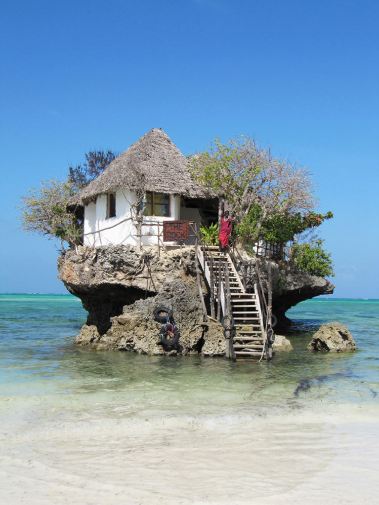 The Rock Restaurant in Zanzibar, Tanzania🤍