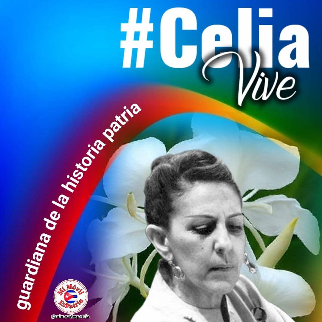 👉 Heroína de la Sierra y el Llano, flor autóctona de la Revolución, protectora de los desposeídos, amante de los niños, fiel sin límites a #Fidel así te recordamos. 🇨🇺 #CeliaVive #GranmaVencerá #DPSGranma