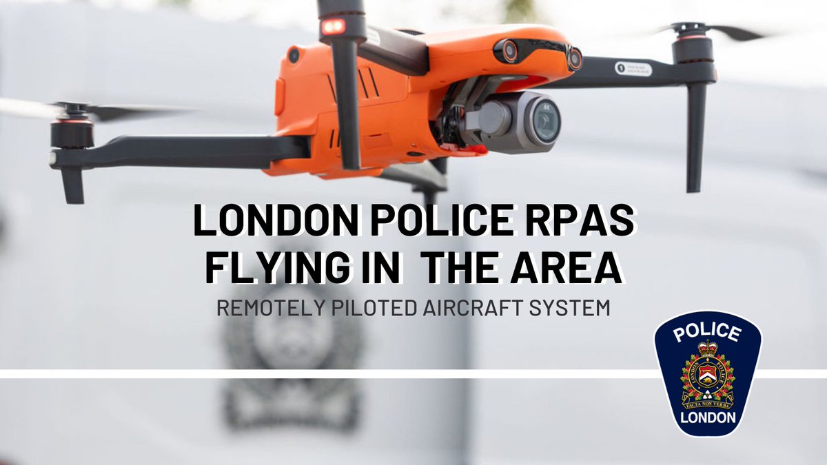 The Remotely Piloted Aircraft System (RPAS) will be flying in the area of Gideon Drive and Woodhull Road today for training. #LPSRPAS #ldnont