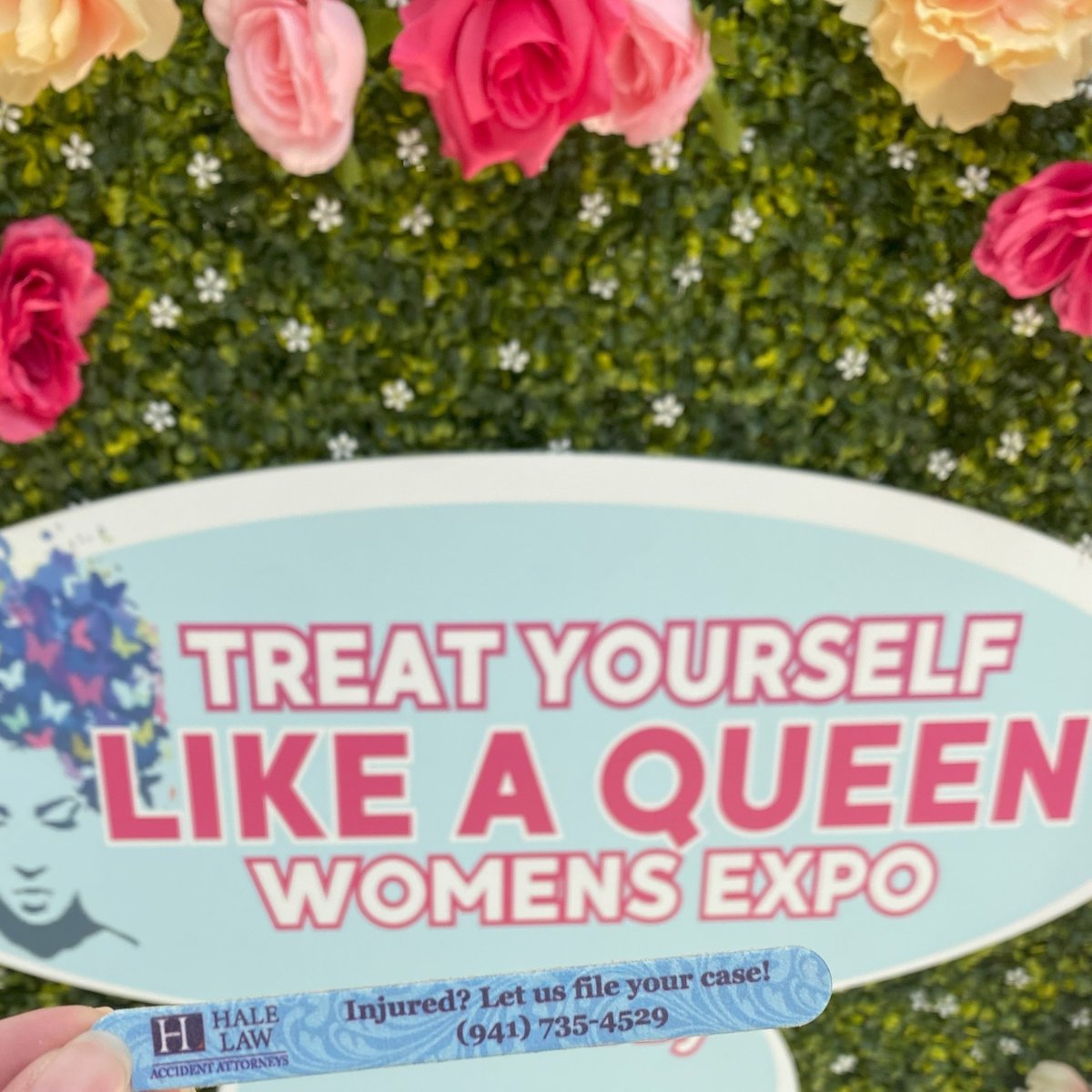 Injured? Let us file your case! 💅 😉

Stop by our table at the Treat Yourself Like a Queen Women's Expo to snag one of these adorable nail files and other goodies! 💗 #GoToHale #WomensExpo #MothersDay #TreatYourself

📍 The Mall at UTC
 📆 Saturday, May 11th
⌚ 10AM - 3PM