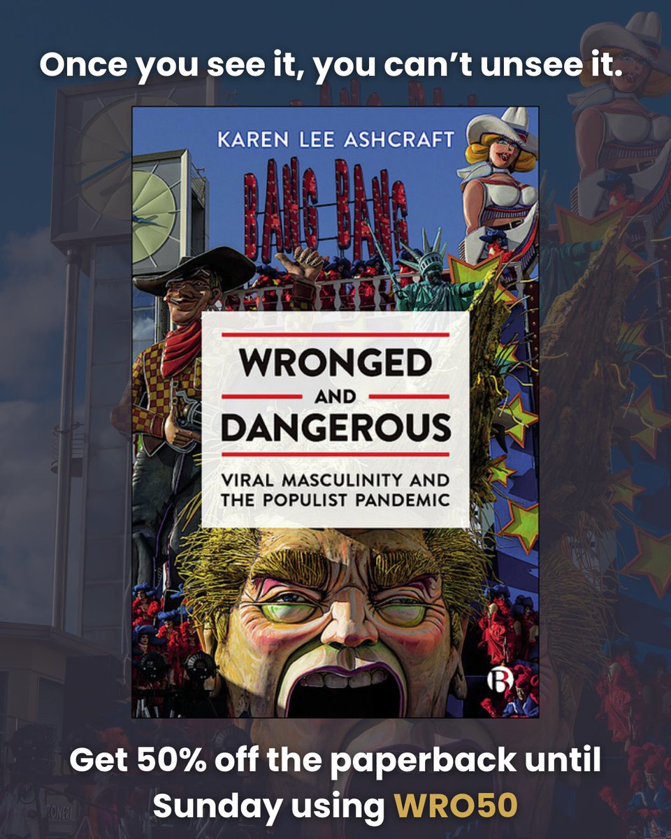 On Transforming Society, Karen Lee Ashcraft, author of ‘Wronged and Dangerous’, examines the rise of the manosphere. #AndrewTate #ToxicMasculinity #Gender Read here: ow.ly/fzBk50RyvSM Use code WRO50 to get 50% off the paperback: ow.ly/RW6C50RyvSL
