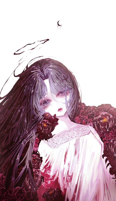 「black hair white dress」 illustration images(Latest)｜4pages