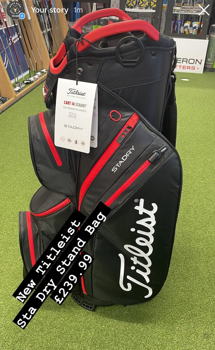 WragBarnProShop's tweet image. 🔥🚨🔥🚨🔥🚨🔥🚨🔥🚨🔥🚨
New @TitleistEurope Sta Dry 14 Way Cart Bag now back in stock here @WragBarn 

#titleist #itsatitleist #golfbag #golf #stadry #cartbag #waterproof