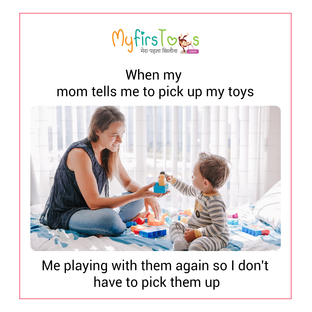 📷 Mom asked me to pick up toys. Instead, 📷I'm having a blast playing with them again! 📷
Follow us:- myfirstoys.com
#toysonline #toys #kidstoysIndia #shoponline #onlinetoysstore  #Indiankids #MyfirsToys  #FunEveryday #NewToyAddict #procrastinationatitsfinest📷