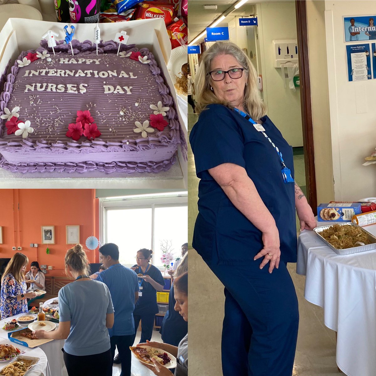 🎉 Food-tastic celebrations happening on Lady Skinner Ward for International Nurses Day! 🥳🍲 Let's honour and appreciate our incredible nurses for their dedication and care. #InternationalNursesDay @DianaBelshaw @ImperialPeople @SigsworthJanice