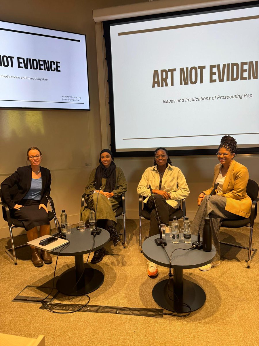 We heard from experts including @legendofeleda on colonial legacies in the criminalisation of drill music; @NishaWaller4 on ‘joint enterprise’ trials and gang narratives; @EMaryQ exploring her new report ‘Compound Injustice’, @acmogan on the need to instruct expert witnesses