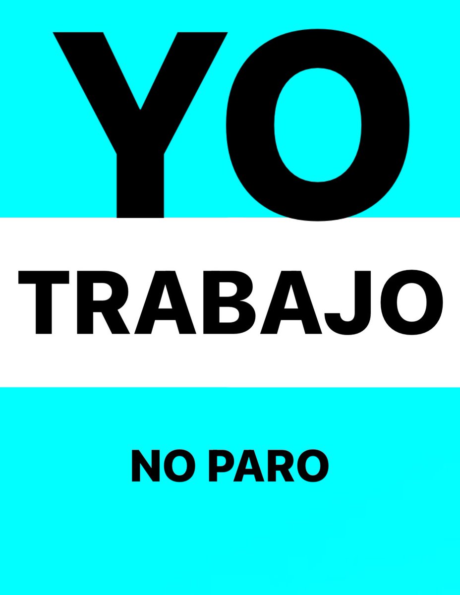 Vos paras? 
Por que yo NO.
#YoNoParo