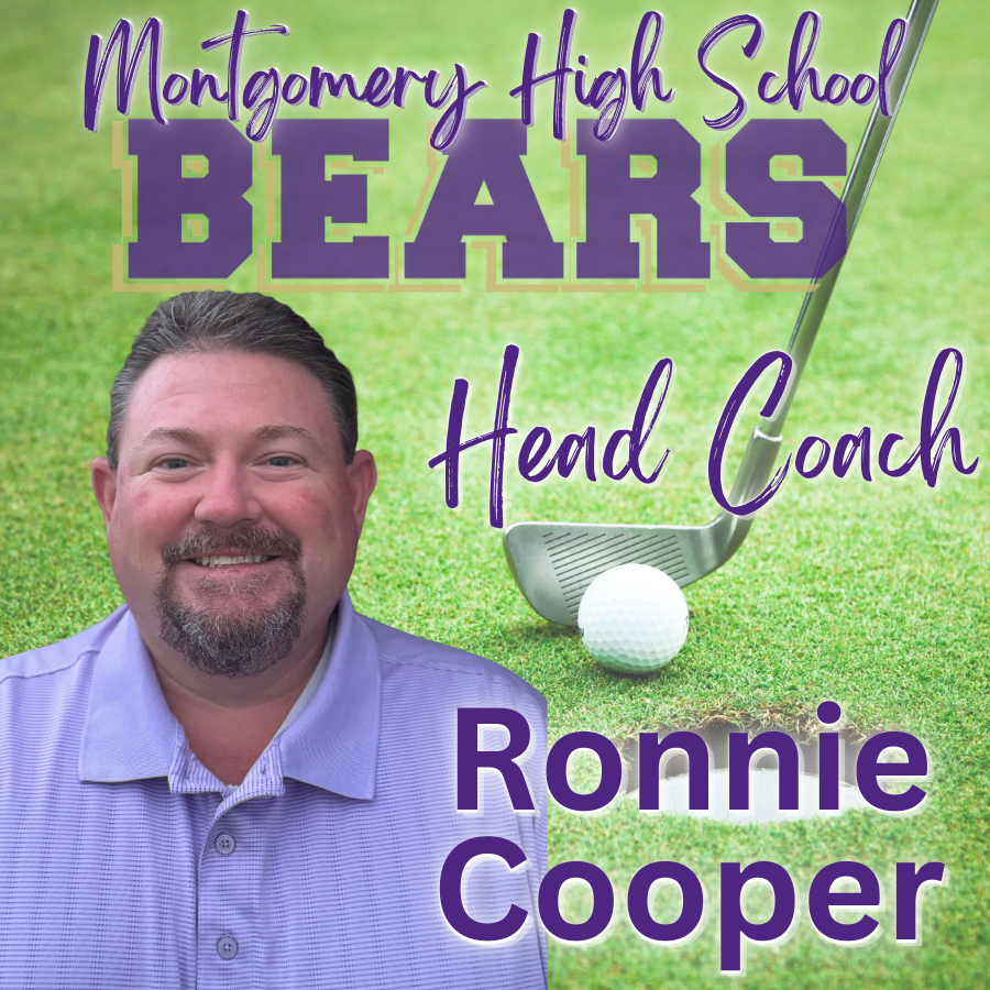 Montgomery ISD (@montgomeryisd) on Twitter photo MISD has selected Ronnie Cooper as the new <a href="/mhs_bears/">Montgomery High School</a> Head Golf Coach. Ronnie is Montgomery Made, a '92 grad who has taught & coached here for 24 years, 22 as asst <a href="/MHS_Golf_1/">Montgomery Golf</a> coach.
Please join us in congratulating Coach Cooper on this news! #WeAreMontgomeryISD #BePremier MISD has selected Ronnie Cooper as the new <a href="/mhs_bears/">Montgomery High School</a> Head Golf Coach. Ronnie is Montgomery Made, a '92 grad who has taught & coached here for 24 years, 22 as asst <a href="/MHS_Golf_1/">Montgomery Golf</a> coach.
Please join us in congratulating Coach Cooper on this news! #WeAreMontgomeryISD #BePremier