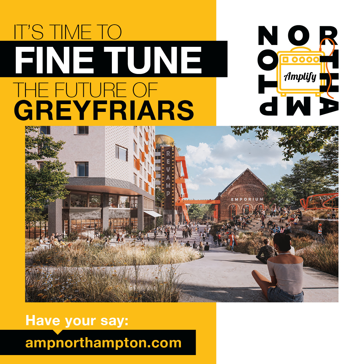 Thank you to those who shared your views in the first phase of the consultation to redevelop the Greyfriars area in #Northampton (Dec 23- Jan 24). We're now launching the second phase based on the feedback received in the initial engagement. 👉 Visit ampnorthampton.com