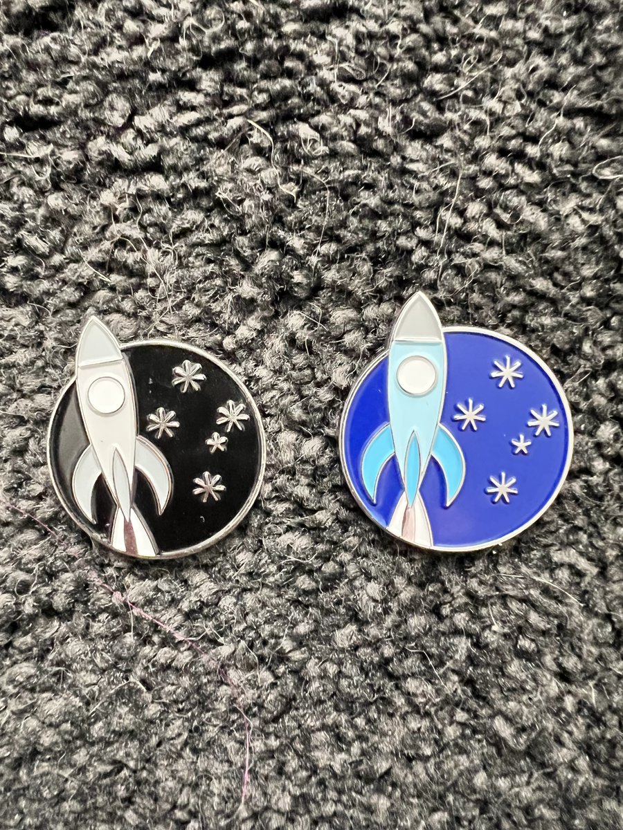 continuum_con's tweet image. As part of Continuum 15 we got pins made... which didn&apos;t actually arrive in time. 

As a result we are selling them, one con and a few years later. They will be $15 each, or two for $25, and will be available from the rego desk. 

To preorder email info@continuum.org.au