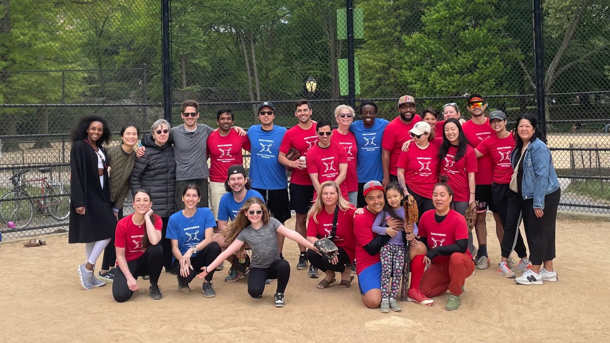 ICYMI: A beautiful day in Central Park for our spring softball game, a #WCMAnesthesia tradition! 🧢⚾️