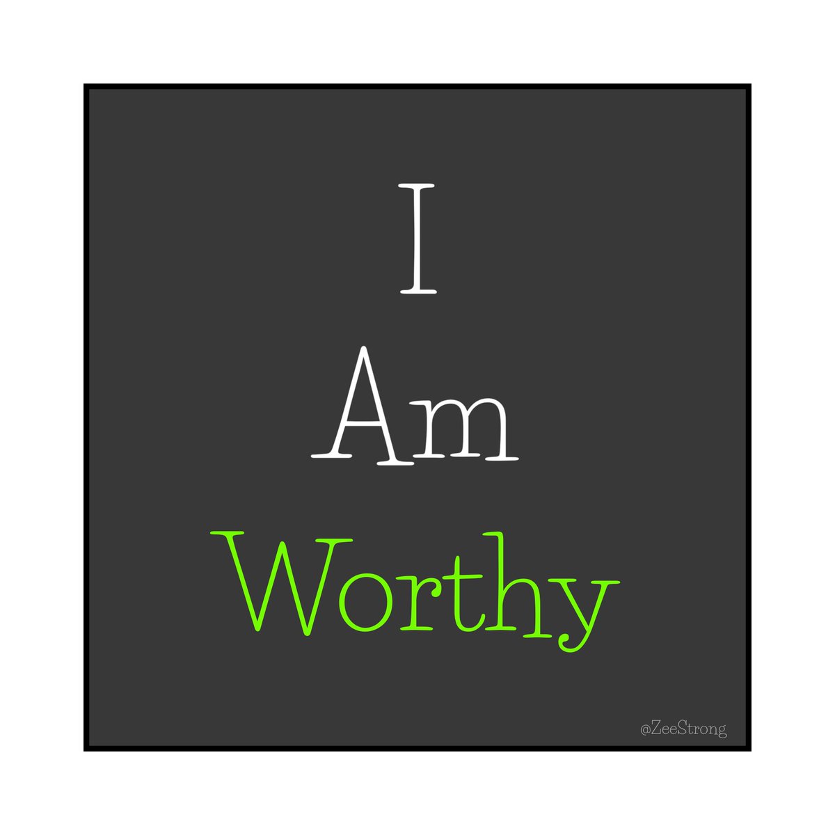 Today's I Am since @BarbyIngle ask... #IPainFoundation #ZeeStrong