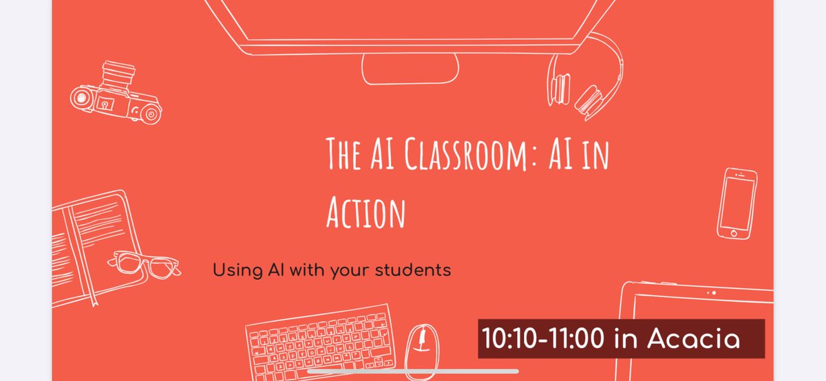 Join me at the Northwest Ohio AI Summit! Breakout 1 in Acacia!  I’m presenting about how students can use AI in the classroom @NorthPointESC #aiEDU